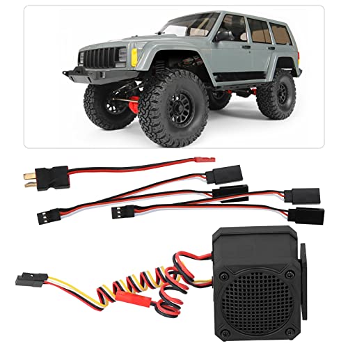SustVita Model Sound Unit Accessoires, RC -Motor -Soundsimulator mit 10 Soundeffekten für realistisches RC -Car -Erlebnis von SustVita