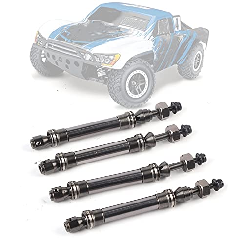 SustVita kompatibel mit Slash 4x4, RC -Antriebswelle 4pcs Metall CVD vordere Hinterachse für 1/10 RC -Auto (You Color) von SustVita