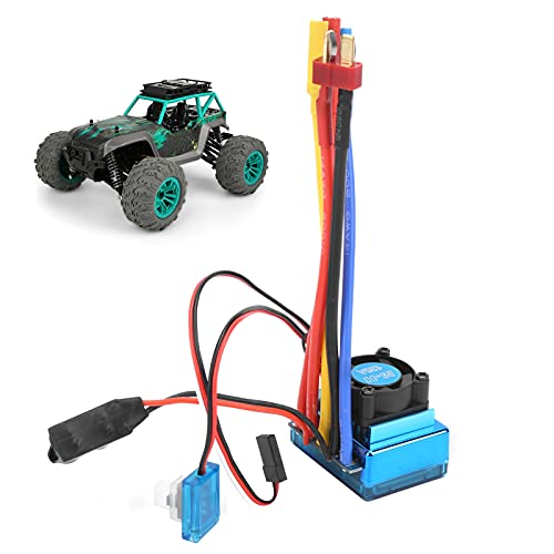 Sustvita 120a bürstenlose ESC, elektrischer Geschwindigkeitsregler für Auto und Boot RC ideal für Fernfahrzeuge 1/10 1/12 von SustVita