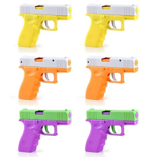 Suuwwn 6 Stück Wasserpistole Kinder, Wasserpistole wasserpistolen Spielzeug Mini Spritzpistole Wasser für Sommerpartys Pools Gärten Strände Water Gun Set Geschenkpaket Lila/Orange/Rot Suuwwn 6 Stück Wasserpistole Kinder, Wasserpistole wasserpistolen Spielzeug Mini Spritzpistole Wasser für Sommerpartys Pools Gärten Strände Water Gun Set Geschenkpaket Lila/Orange/Rot von Suuwwn