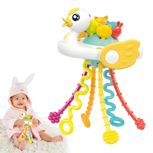 Suuwwn Montessori-Spielzeug Sensorisches Babyspielzeug ab Kinder Silikon-Zugschnur-Aktivitätsspielzeug Silikon Reisen Sensorisch Spielzeug für Kleinkinder Suuwwn Montessori-Spielzeug Sensorisches Babyspielzeug ab Kinder Silikon-Zugschnur-Aktivitätsspielzeug Silikon Reisen Sensorisch Spielzeug für Kleinkinder von Suuwwn