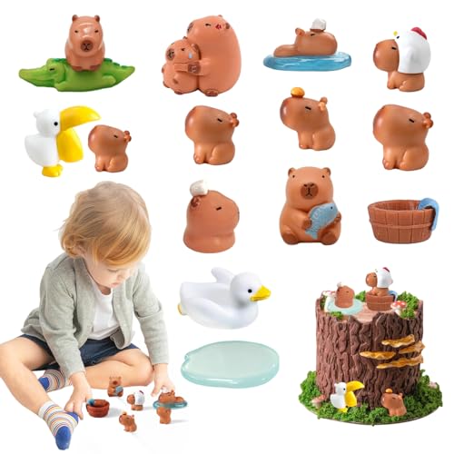 15 Stück Miniatur Capybara Capybara Miniatur Wasserschwein Miniatur Deko Mini Capybara Capybara Figure Capybara Tiere Figuren Miniatur Zubehör Miniatur Garten Tortendekoration 15 Stück Miniatur Capybara Capybara Miniatur Wasserschwein Miniatur Deko Mini Capybara Capybara Figure Capybara Tiere Figuren Miniatur Zubehör Miniatur Garten Tortendekoration von Suynauetev