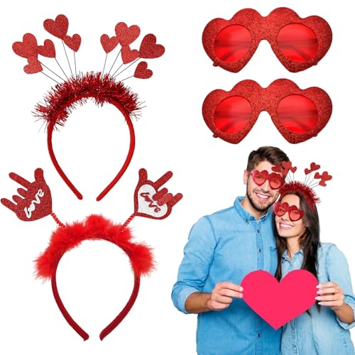 Rotes Herz Haarreif Amor Kostüm Damen Love spalmen-Stirnband Amor Kostüm Herz Pailletten Amor Haarreif Mit roten Herz Brille für Valentinstag Cupid Dekoration Hochzeit Karneval Geburtstag Party Rotes Herz Haarreif Amor Kostüm Damen Love spalmen-Stirnband Amor Kostüm Herz Pailletten Amor Haarreif Mit roten Herz Brille für Valentinstag Cupid Dekoration Hochzeit Karneval Geburtstag Party von Suynauetev