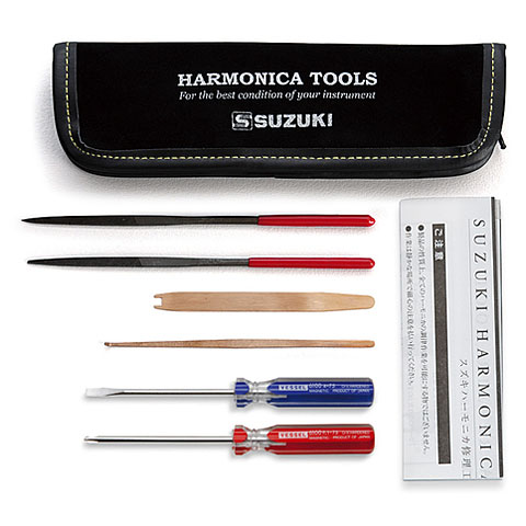 Suzuki Repair tool set for Harmonica Brass-Werkzeug von Suzuki