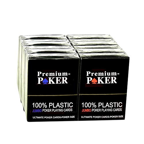 12 X PREMIUM CASINO POKER KARTEN POKERKARTEN 100 PROZENT PLASTIK -GROSSER INDEX - 2 von Sven Wilke/Fa. Feuerwerk-Planet