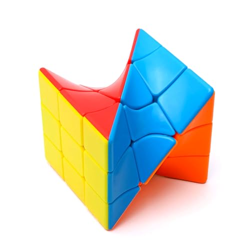 Svetilnikya 3×3 Twist Cube 3x3 Stickerelss Speed Cube Puzzle Würfel Bunt von Svetilnikya