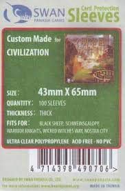 Kartenhüllen, 43mm x 65mm, 100 Hüllen, Premium Kartenhüllen, 43mm x 65mm, 100 Hüllen, Premium von Swan Panasia