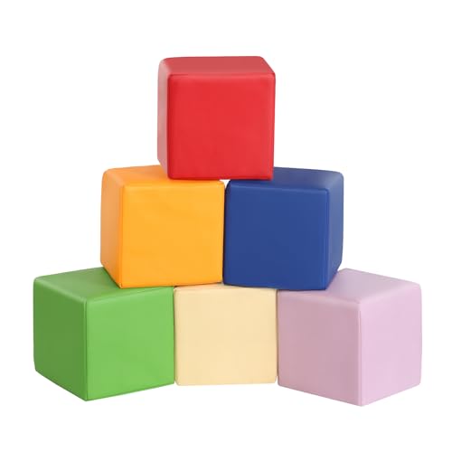 SweHouse Schaumstoff Bausteine Kinder Indoor: 6 PCS Softbausteine Spielbausteine - Baby Klettern Indoor ab 1 Jahr Schaumstoff SweHouse Schaumstoff Bausteine Kinder Indoor: 6 PCS Softbausteine Spielbausteine - Baby Klettern Indoor ab 1 Jahr Schaumstoff von SweHouse