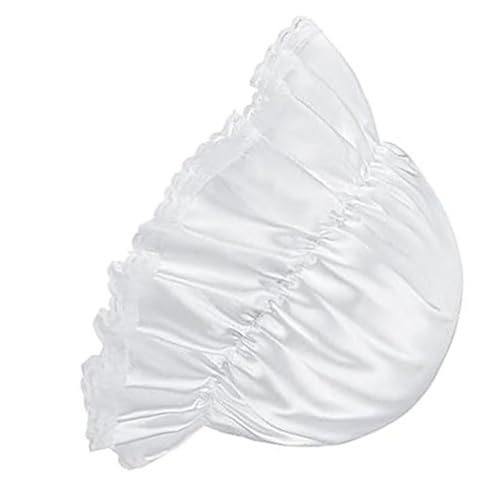 3-teiliges Kolonial-Kostüm-Set für Mädchen, Pilger-Kostüm, Zubehör, weiße Schürze, Motorhaube, Schal, Mützen für Dienstmädchen, Cosplay von Sweeaau