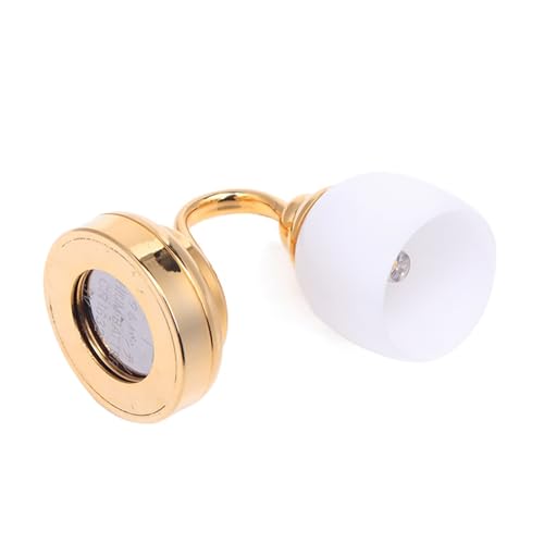 Puppenhäuser LED Wandlampe 1/12 Puppenhäuser Miniatur Möbel Wandleuchte für Innendekoration Zubehör Miniatur Szene Beleuchtung von Sweeaau