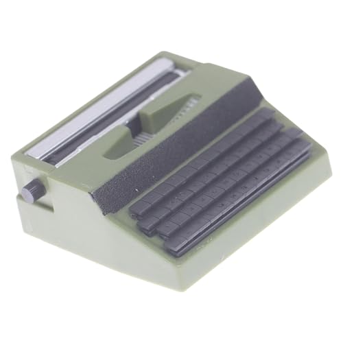 Sammlerstück, Miniatur-Schreibmaschinen-Schreibtisch-Ornament, hergestellt für Puppenhäuser, Displays und kreative Geschenke, antike Schreibmaschine, Miniatur-Sammelstück Sammlerstück, Miniatur-Schreibmaschinen-Schreibtisch-Ornament, hergestellt für Puppenhäuser, Displays und kreative Geschenke, antike Schreibmaschine, Miniatur-Sammelstück von Sweeaau