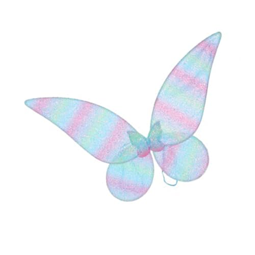 Sweeaau Glitzernde Flügel, große Feen, Schmetterlingsflügel, Feen, Flügel, Halloween, Prinzessin, Verkleidungs-Kostüme für Frauen und Mädchen, Geschenk, Verkleidungskostüm von Sweeaau