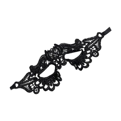 Sweeaau Halloween-Maske, Augenmaske, Venezianer, für Karneval, Party, Kostüm, Ball, halbes Gesicht, Augenbinde, Geschenke, Augenbinde aus Spitze Sweeaau Halloween-Maske, Augenmaske, Venezianer, für Karneval, Party, Kostüm, Ball, halbes Gesicht, Augenbinde, Geschenke, Augenbinde aus Spitze von Sweeaau