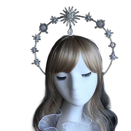 Sweeaau Krone Stirnband Kopfschmuck Cosplay Foto Requisiten Krone von Sweeaau