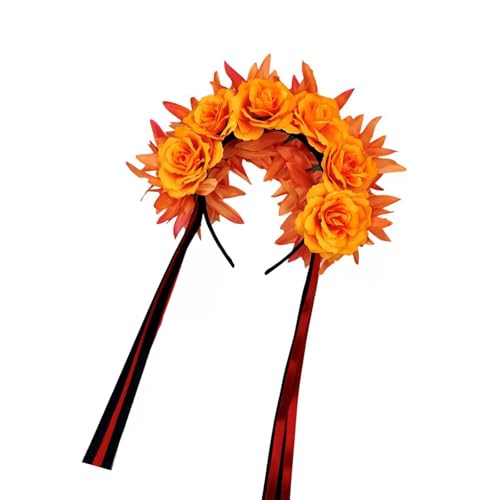 Sweeaau Leichter Chrysanthemen-verzierter Kopfschmuck, bequemes Haarband für lange Stunden bei Halloween-Festlichkeiten, Halloween-Kostüm, Haardekorationen Sweeaau Leichter Chrysanthemen-verzierter Kopfschmuck, bequemes Haarband für lange Stunden bei Halloween-Festlichkeiten, Halloween-Kostüm, Haardekorationen von Sweeaau