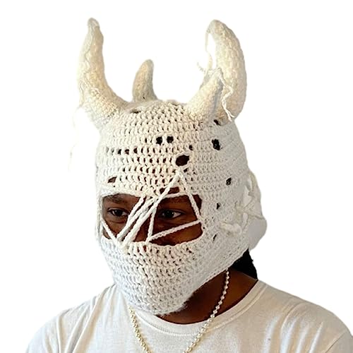 Sweeaau Mädchen Cartoon Teufel Horn Strickmütze Y2K Party Hut Foto Requisiten Hot Girl Party Urlaub Niedlich Engel Horn Halloween Teufel Kostüm Sweeaau Mädchen Cartoon Teufel Horn Strickmütze Y2K Party Hut Foto Requisiten Hot Girl Party Urlaub Niedlich Engel Horn Halloween Teufel Kostüm von Sweeaau