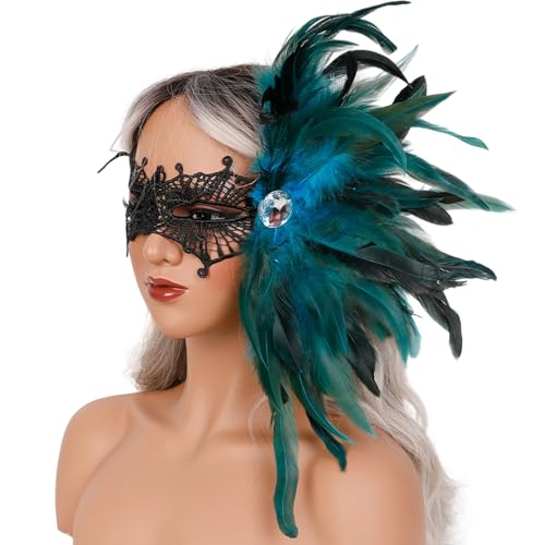 Sweeaau Maskeraden für Damen, Karneval, Abschlussball, Venezianer, Halloween, Party, Kostüm, Partyzubehör, Venezianer, Frauen für Maskeraden Sweeaau Maskeraden für Damen, Karneval, Abschlussball, Venezianer, Halloween, Party, Kostüm, Partyzubehör, Venezianer, Frauen für Maskeraden von Sweeaau