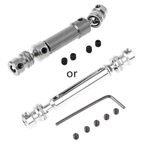 Sweeaau Metall Hintere Antriebswelle CVD Für 12428 12423 1/12 Car Crawler Short Cour Parts Trax-xas von Sweeaau