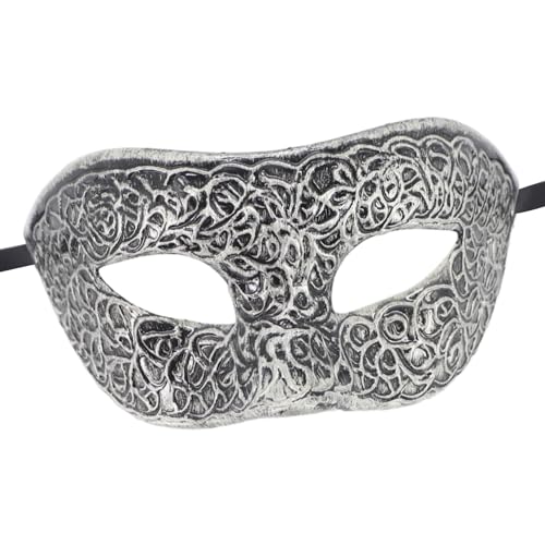 Sweeaau Retro-Maskeraden, Karneval, Venezianerparty, halbes Gesicht für Halloween, Cosplay, Aufführungen, Requisiten, halbes Gesicht Sweeaau Retro-Maskeraden, Karneval, Venezianerparty, halbes Gesicht für Halloween, Cosplay, Aufführungen, Requisiten, halbes Gesicht von Sweeaau