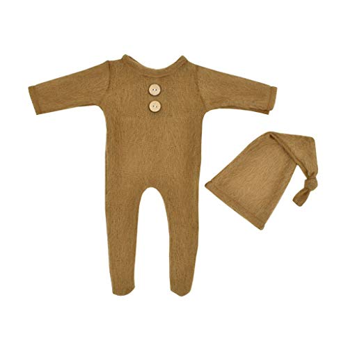 Sweeaau Strampler für Babys, Jungen, Mädchen, Strick-Overall, langer Schwanz, Turban-Kappe, Kopfbedeckung, Motorhaube, Häkel-Kostüm, Kleinkinder, Foto-Kleidung Sweeaau Strampler für Babys, Jungen, Mädchen, Strick-Overall, langer Schwanz, Turban-Kappe, Kopfbedeckung, Motorhaube, Häkel-Kostüm, Kleinkinder, Foto-Kleidung von Sweeaau