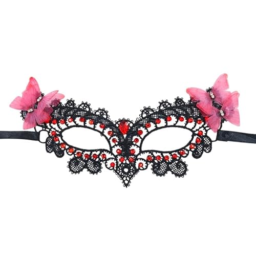 Sweeaau Strass-Venezianer, Abendveranstaltung, Abschlussball, Damen, Spitze, Party, Maskerade, Halloween, Karneval, Party, Karneval für Damen Sweeaau Strass-Venezianer, Abendveranstaltung, Abschlussball, Damen, Spitze, Party, Maskerade, Halloween, Karneval, Party, Karneval für Damen von Sweeaau