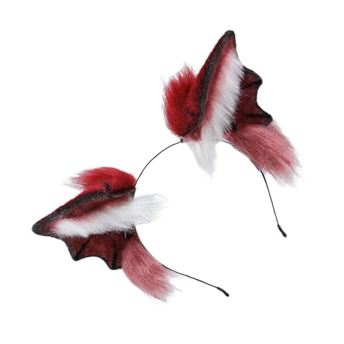 Sweeaau Themen-Event-Kopfschmuck, Blutsauger, Fledermäuse, Kopfbedeckung, einzigartige Festival-Stirnbänder für Anime-Themen-Event, Make-up, Gothicismus, Halloween, Party-Stirnbänder von Sweeaau