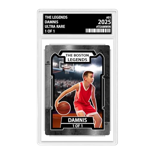 Personalisierte abgestufte Sportkarten, benutzerdefinierter Name, abgestufte Basketballkarte mit Foto, Sport-Sammelkarten für Kinder, Männer, Frauen, Spieler (Basketball) von SweetJECCU