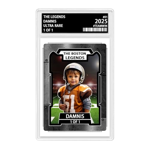 Personalisierte abgestufte Sportkarten, benutzerdefinierter Name, abgestufte Fußballkarte mit Foto, Sport-Sammelkarten für Kinder, Männer, Frauen, Spieler (Fußball) von SweetJECCU