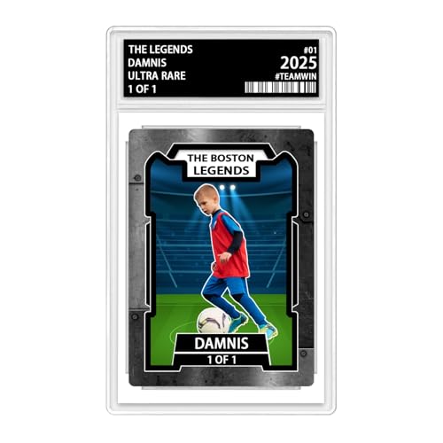 Personalisierte abgestufte Sportkarten, benutzerdefinierter Name, abgestufte Fußballkarte mit Foto, Sport-Sammelkarten für Kinder, Männer, Frauen, Spieler (Fußball) von SweetJECCU