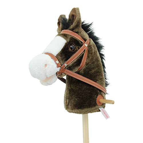 Sweety Toys 5055 Steckenpferd ” My Little Pony” Chocolate, super süss, mit Funktion Gewieher und Galoppgeräusch von Sweety Toys