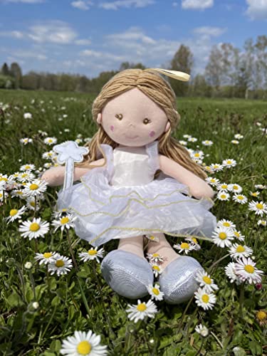 Sweety Toys, Engel, Puppe 13326 Stoffpuppe Ballerina Fee Plüschtier Prinzessin 40 cm Weiss von Sweety Toys