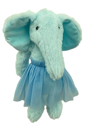 Sweety Toys, Engel, Puppe 13395 Elefant Stoffpuppe Ballerina Fee Plüschtier Prinzessin 30 cm, blau von Sweety Toys