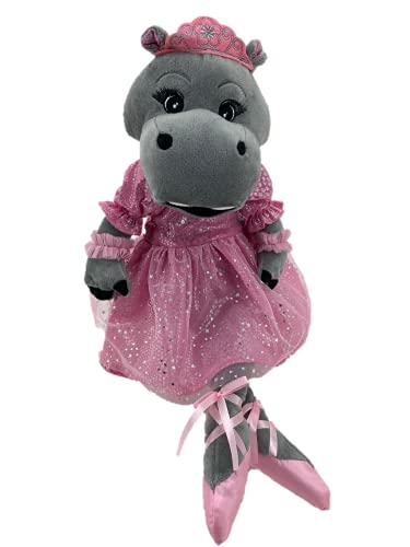 Sweety Toys, Engel, Puppe 13418 Hippo Nilpferd Stoffpuppe Ballerina Fee Plüschtier Prinzessin 50 cm mit Krone, rosa Sweety Toys, Engel, Puppe 13418 Hippo Nilpferd Stoffpuppe Ballerina Fee Plüschtier Prinzessin 50 cm mit Krone, rosa von Sweety Toys