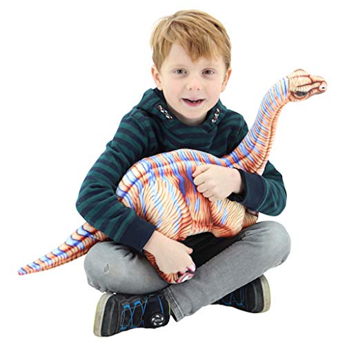 Sweety Toys 10851 Dinosaurier Stoff 78 cm braun Apatosaurus - trügerische Echse- von Sweety Toys