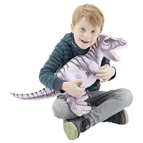 Sweety Toys 10936 Plüsch Dinosaurier 68 cm grau-lila Tyrannosaurus von Sweety Toys
