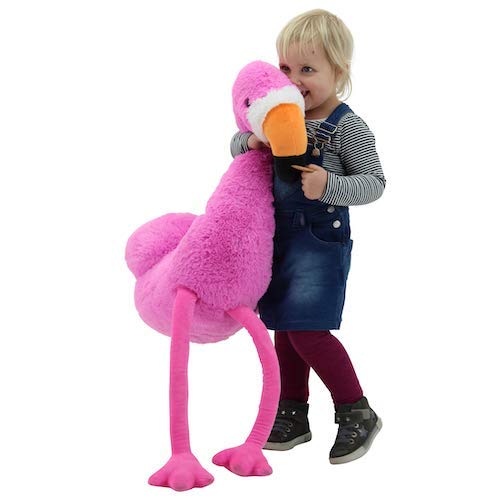 Sweety Toys 10974 Flamingo rosa Plüsch 100 cm, Pink von Sweety Toys