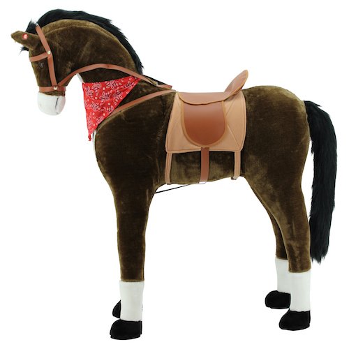Sweety Toys 11525 Stehendes Pferd aus Plüsch, 110 cm von Sweety Toys