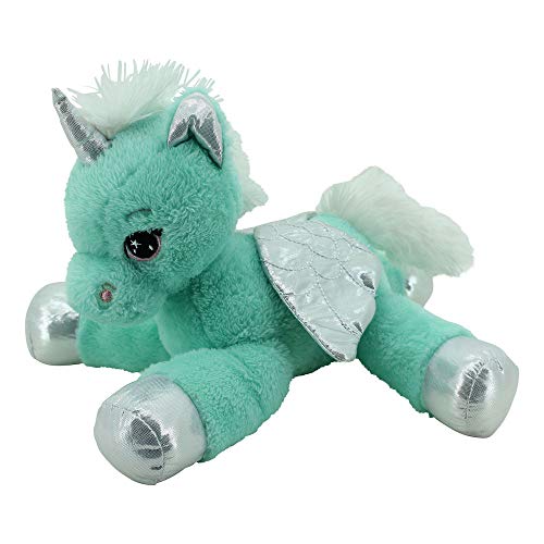 Sweety Toys 11698 Einhorn Plüschtier Kuscheltier 34 cm türkis-Mint von Sweety Toys