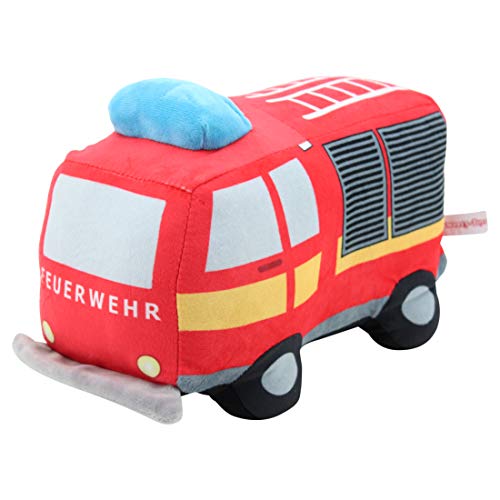 Sweety Toys 12190 Feuerwehr LKW Plüsch Plüschtier, Rot von Sweety Toys