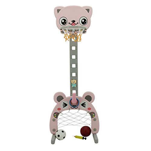 Sweety Toys 12725 Basketballkorb rosa 3 in 1 Produkt- Ringe werfen, Fußballtor, Basketball Sweety Toys 12725 Basketballkorb rosa 3 in 1 Produkt- Ringe werfen, Fußballtor, Basketball von Sweety Toys