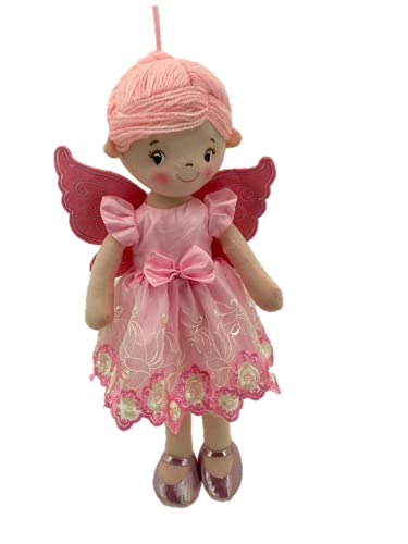 Sweety Toys 13296 Stoffpuppe Ballerina Fee Plüschtier Prinzessin 40 cm rosa von Sweety Toys