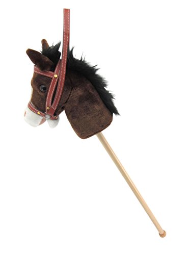 Sweety Toys 14040 Steckenpferd inkl. Soundfunktion OHNE Rollen & OHNE Haltegriffe - geeignet für Hobby Horsing Turniere von Sweety Toys