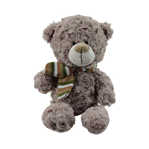 Sweety Toys 3815 Teddybär Plüschbär Kuschelbär Teddy Bär 29 cm braun,mit Schal kuschelweich von Sweety Toys