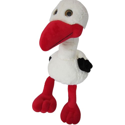 Sweety Toys 4485 XXL SUPER SÜSSER Storch GINO kuschelweich 70cm von Sweety Toys