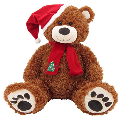 Sweety-Toys 4744B XXL Riesen Teddybär Weihnachtsbär braun Teddy Plüschtier Kuschelbär Bär, super süß von Sweety-Toys