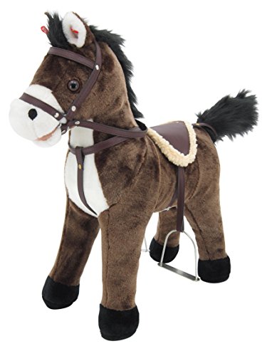 Sweety Toys 5062 Stehpferd Plüsch Pferd Chocolate ” My Little Pony” mit Funktion Sound Pferde Galopp und Gewieher, Sattel und Steigbügel,Sweety-Toys braun Chocolate Sweety Toys 5062 Stehpferd Plüsch Pferd Chocolate ” My Little Pony” mit Funktion Sound Pferde Galopp und Gewieher, Sattel und Steigbügel,Sweety-Toys braun Chocolate von Sweety Toys