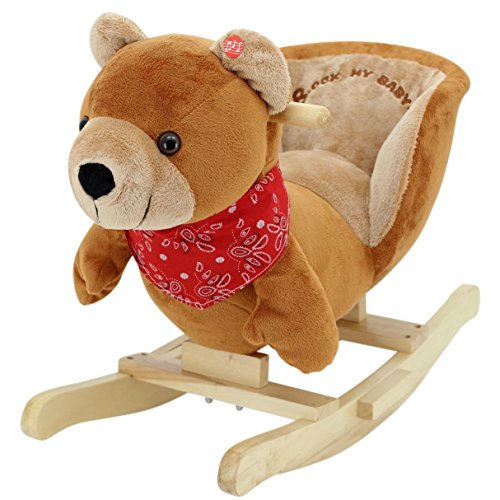 Sweety-Toys 5178 Schaukeltier Schaukelbär Teddy Teddybär sehr edel super süss von Sweety Toys