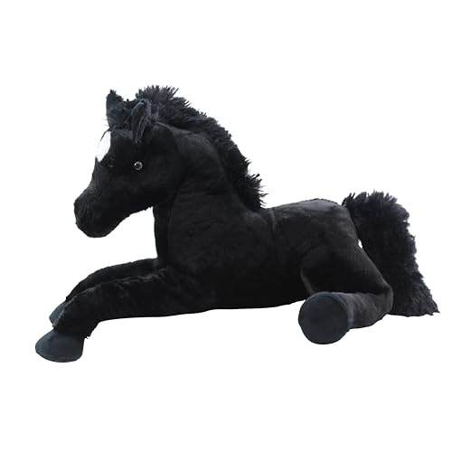 Sweety Toys 5185 XXL Plüsch Pferd Fohlen schwarz von Sweety Toys