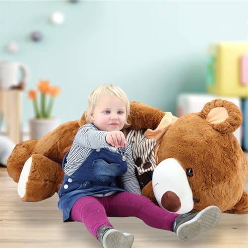 Sweety-Toys 5383 Riesen Teddy Teddybär LOVE YOU Bär 120 cm Teddybär mit Kapuzen T-Shirt LOVE YOU Plüschbär Premium Qualität Sweety-Toys supersüss von Sweety Toys