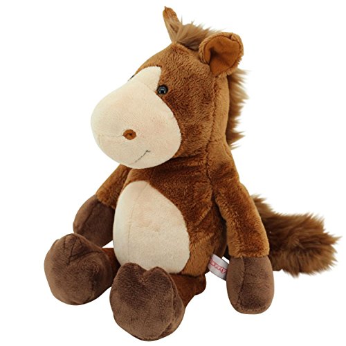Sweety Toys 70716 Pferd 35 cm Pferdinand super süsses Plüschpferd XXL Pferd Fohlen, Kuscheltier, XXL Plüsch ca. 35 cm von Sweety Toys